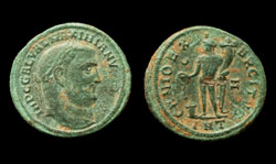 Galerius, Follis, Genius of the Army reverse, Scarce?